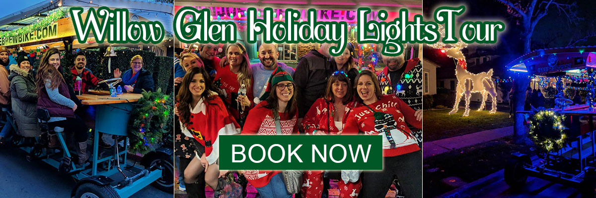 Willow Glen Holiday Lights Tour Booking